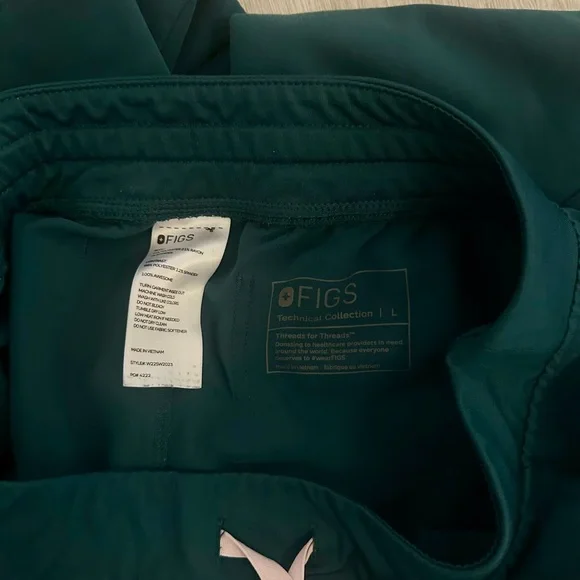 Figs Deep Teal Scrub Bottoms - Discontinued Color - Picture 4 of 4